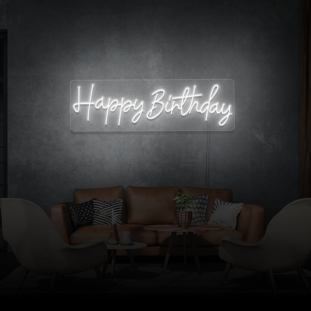 Happy Birthday LED Neon Sign – Londonneon
