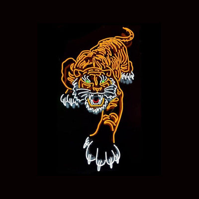 Cool Tiger LED neon sign, perfect for any room, colorful LED neon sign, get in touch for any custom LED neon sign enquiries you may have, London neon will help you create any custom LED neon sign designs you might have. our LED neon signs are the most affordable on the market and we will price beat any other UK LED neon sign quote. check out our pre made LED neon signs in our LED neon sign store