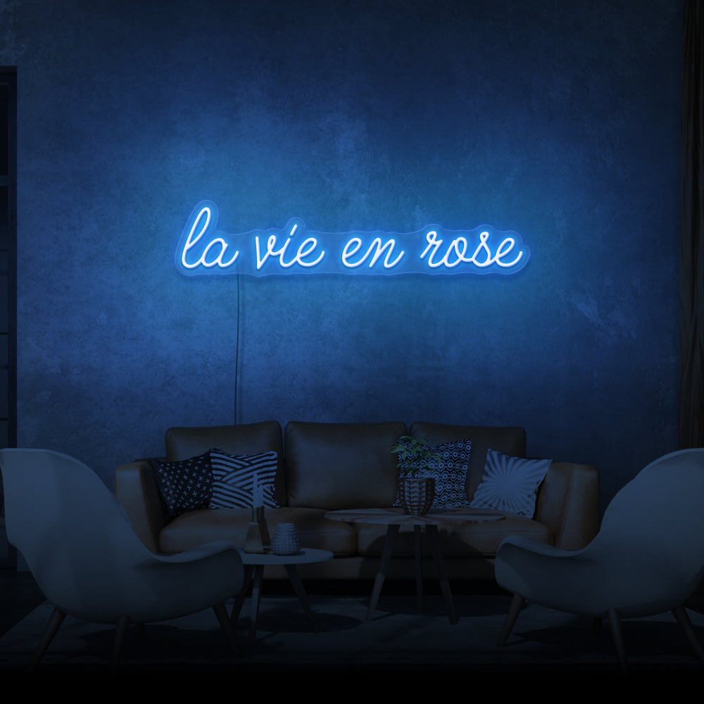 La vie and rose led, La vie outlets and rose neon, La vie led lights, La vie neon, La vie and rose neon sign, La vie and rose led light