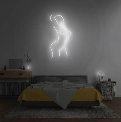 White naked lady LED neon sign, perfect for any room, colorful LED neon sign, get in touch for any custom LED neon sign enquiries you may have, London neon will help you create any custom LED neon sign designs you might have. our LED neon signs are the most affordable on the market and we will price beat any other UK LED neon sign quote. check out our pre made LED neon signs in our LED neon sign store