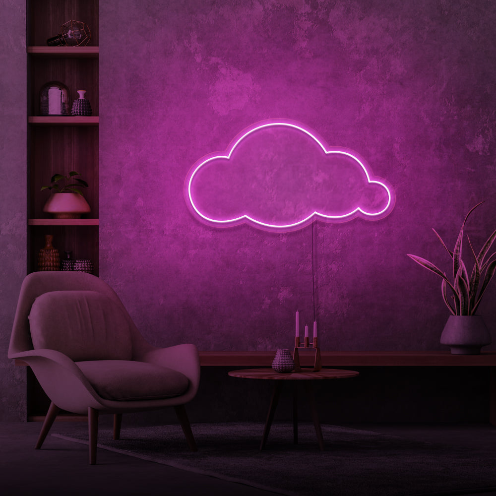 Cloud neon light discount